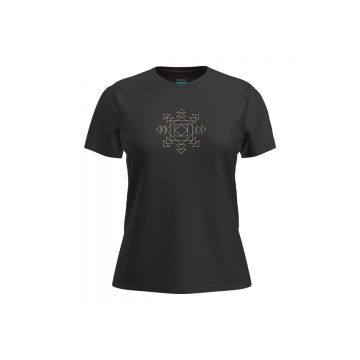 Tricou Dama Icebreaker Merino 125 Cool-lite Sphere Ss Fusion Black