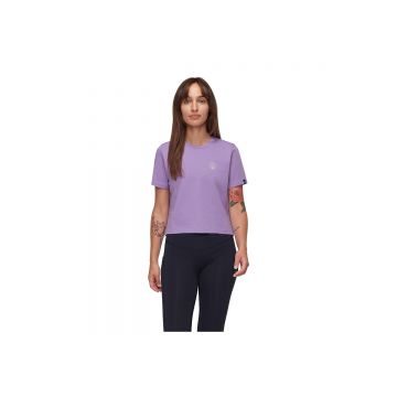 Tricou Femei Mammut Massone Cropped Emblems Lavandin