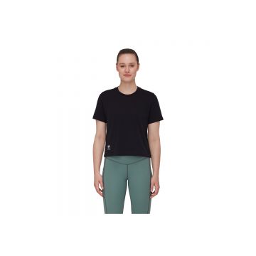 Tricou Femei Mammut Massone Cropped Patch Black