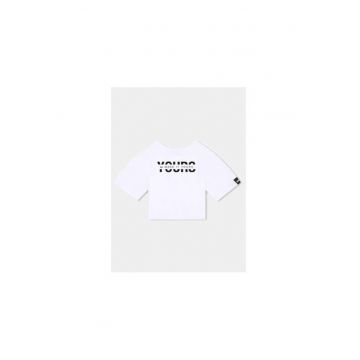Tricou fete -  303060800 - Bumbac - 152 CM - Alb