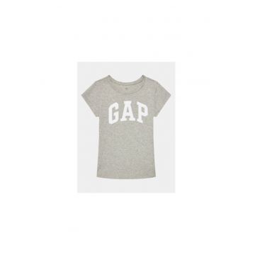 Tricou fete -  303610883 - Bumbac - 128 CM - Gri