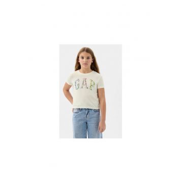 Tricou fete -  304145223 - Bumbac - Bej
