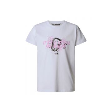 Tricou Fete The North Face Graphic Relaxed S S Tee Tnf White