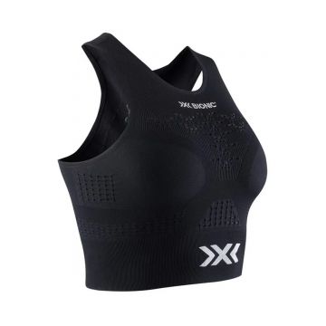 Top Femei X-bionic Energizer 4 0 Fitness Crop Black-white