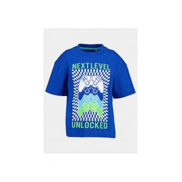 Tricou baieti -  303572037 - Albastru - Bumbac