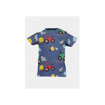 Tricou baieti - 303572228 - Albastru - Bumbac Tricou baieti - 303572228 - Albastru - Bumbac
