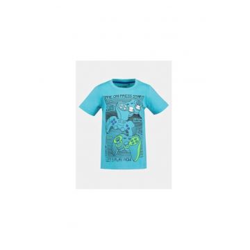Tricou baieti -  303573454 - Bumbac - 92 CM - Albastru