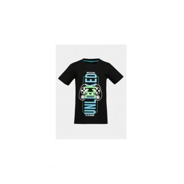 Tricou baieti -  303573492 - Bumbac - 92 CM - Negru