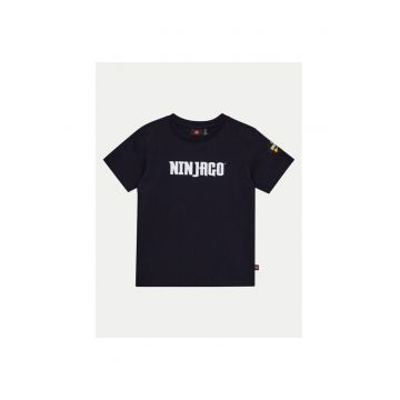 Tricou baieti -  304705595 - Bumbac organic - Negru