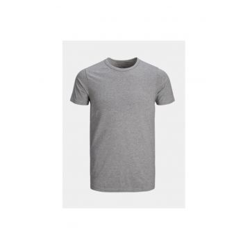 Tricou barbati -  303593896 - Bumbac - Gri