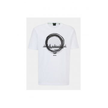 Tricou barbati -  303634438 - Bumbac - Alb