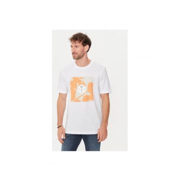 Tricou barbati -  303674328 - Bumbac - Alb