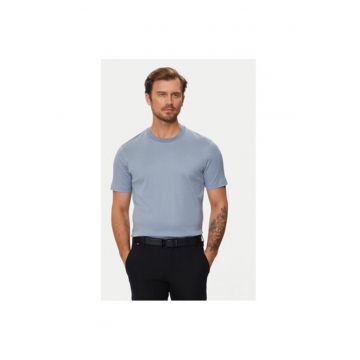 Tricou barbati -  304017421 - Bumbac - Albastru
