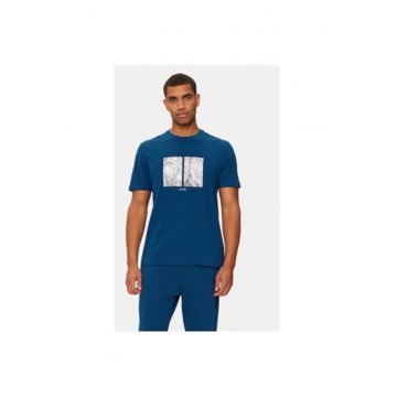 Tricou barbati -  304242045 - Bumbac/Lyocell - S INTL - Albastru