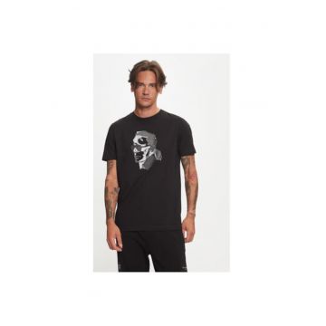 Tricou barbati -  304306235 - Bumbac - Negru