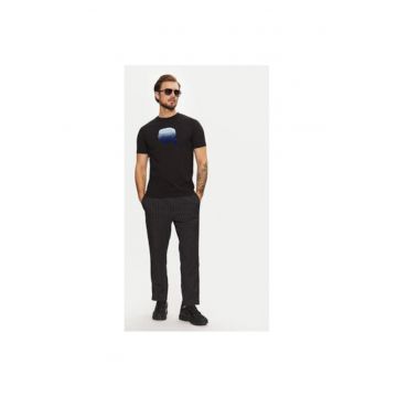 Tricou barbati -  304613296 - Bumbac organic - 3XL INTL - Negru