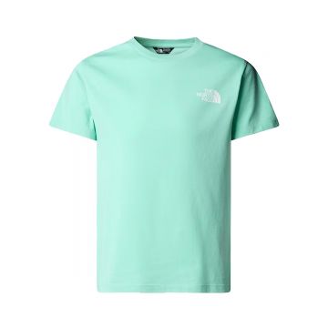 Tricou Copii The North Face Teen S S Simple Dome Tee Bright Foam