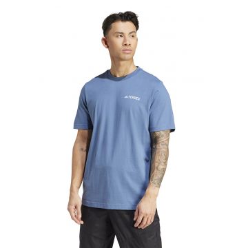 Tricou cu decolteu la baza gatului pentru drumetii Terrex