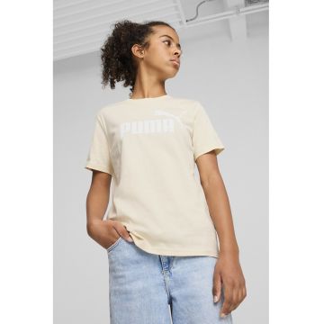 Tricou cu decolteu la baza gatului si imprimeu logo