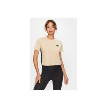 Tricou dama -  303372729 - Bumbac - Bej