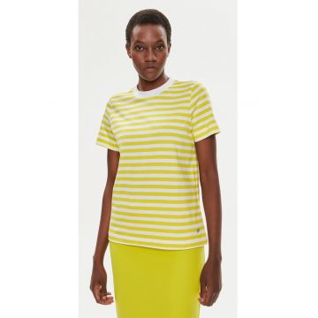 Tricou dama -  303565756 - Galben - Bumbac
