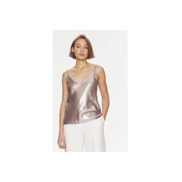 Tricou dama -  303807207 - Poliester/Poliester reciclat - Maro
