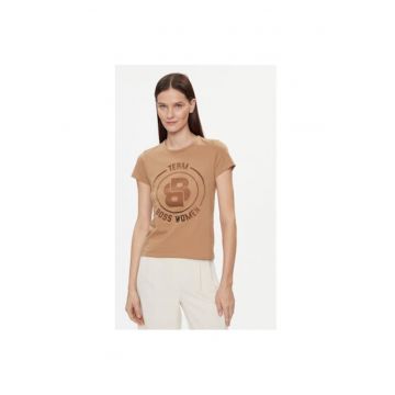 Tricou dama -  303808471 - Bumbac - Bej