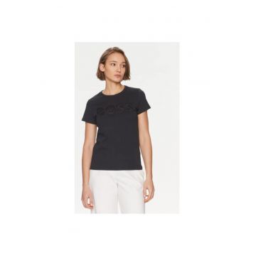 Tricou dama -  303808594 - Bumbac - Albastru