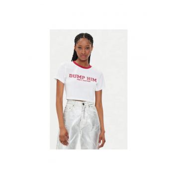 Tricou dama -  303896676 - Bumbac - Alb