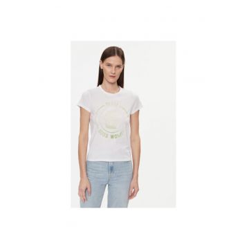 Tricou dama -  304011962 - Bumbac - Alb