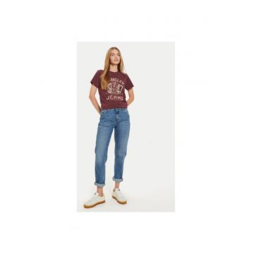Tricou dama -  304281952 - Bumbac - Rosu