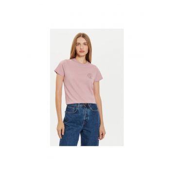 Tricou dama -  304284113 - Bumbac - Roz