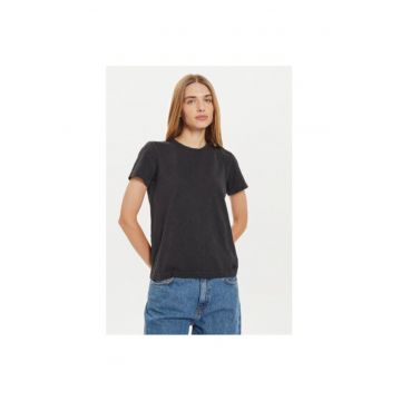 Tricou dama -  304287633 - Bumbac - M INTL - Negru