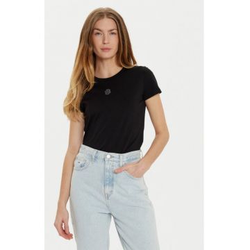 Tricou dama -  304334177 - Bumbac - XL INTL - Negru