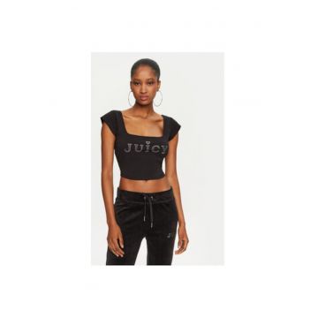 Tricou dama -  304462160 - Bumbac - Negru
