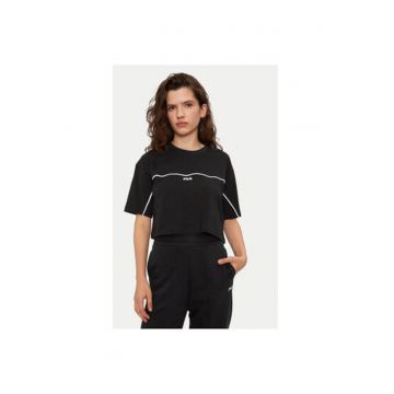 Tricou dama -  304654671 - Bumbac - Negru