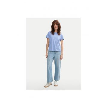 Tricou dama -  304817212 - Bumbac organic - Albastru