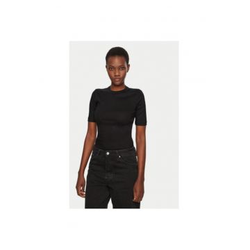 Tricou dama -  305031433 - Bumbac organic - Negru
