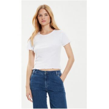 Tricou dama -  95881 - Bumbac - Alb