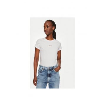 Tricou dama -  Bumbac - Alb