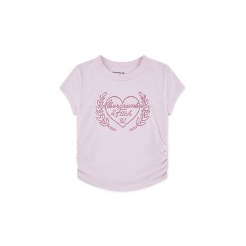 Tricou din amestec de bumbac cu logo