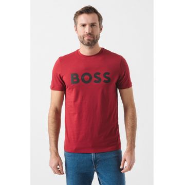 Tricou din bumbac cu logo Thinking