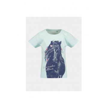 Tricou fete -  303571856 - Albastru - Bumbac