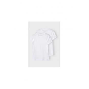Set 2 tricouri baieti -  302557769 - Bumbac - Alb