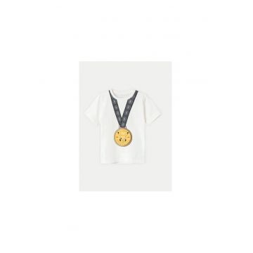 Tricou baieti -  304435225 - Bumbac - 86 CM - Alb