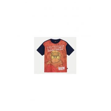 Tricou baieti -  304705816 - Poliester/Bumbac organic - 128 CM - Albastru