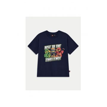 Tricou baieti -  304705953 - Bumbac organic - Albastru