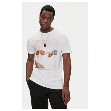 Tricou barbati -  528286 - Alb - Bumbac