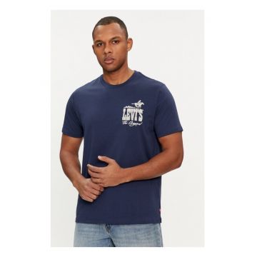 Tricou barbati -  665340 - Bleumarin - Bumbac