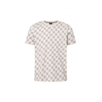 Tricou cu model si decolteu la baza gatului Brian